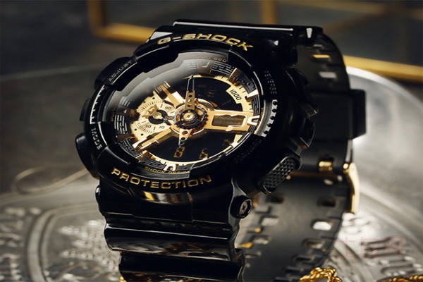 卡西欧g-shock漫威黑金防水男表展示图