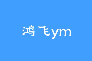 鸿飞ym