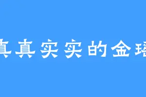 真真实实的金瑶