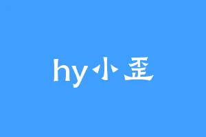 hy小歪
