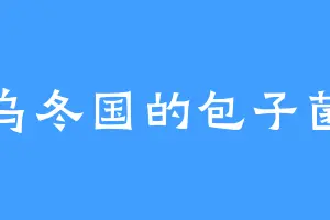 乌冬国的包子菌