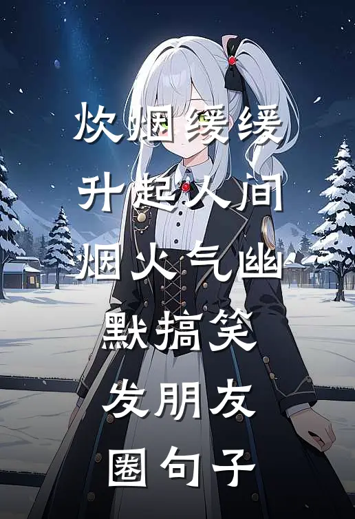 炊烟缓缓升起人间烟火气幽默搞笑发朋友圈句子