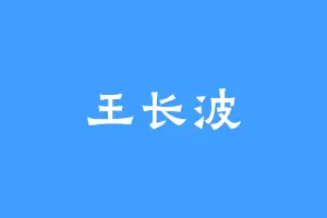 王长波
