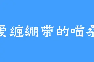 爱缠绷带的喵桑