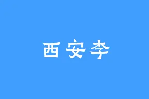 西安李
